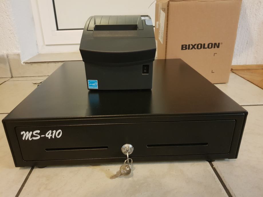 POS termalni printer BIXOLON SRP-350IIICOG + MS 410 ladica za novac