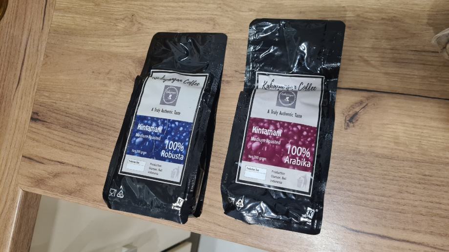 kava arabika i robusta 200g bali indonezija