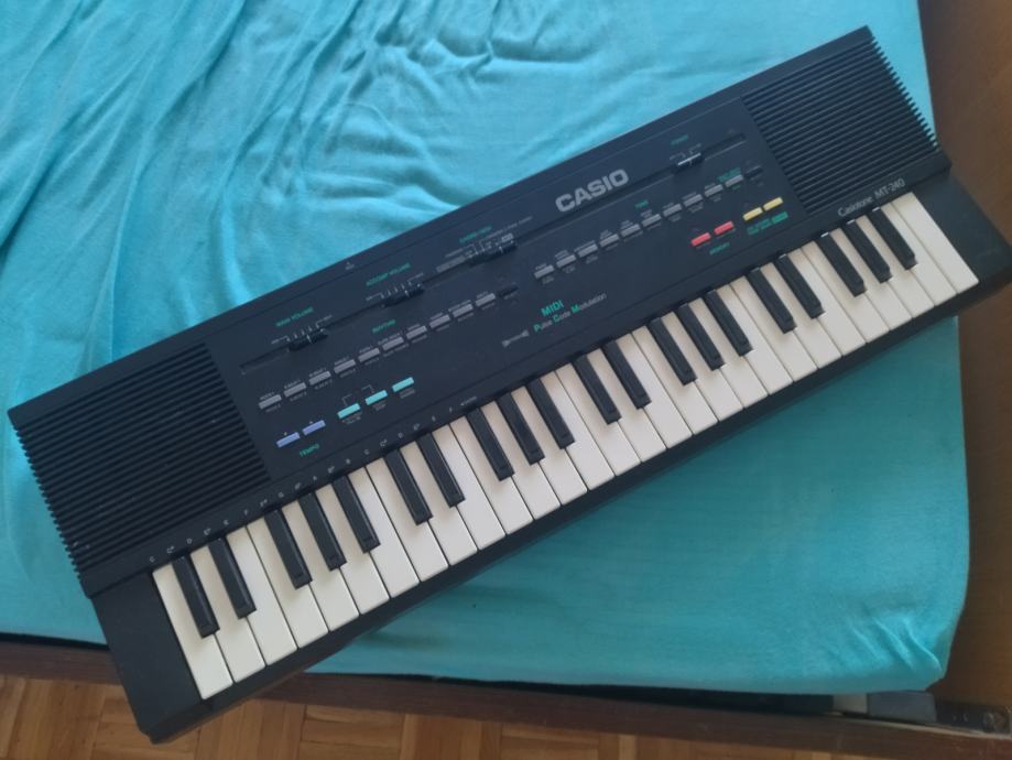 Casio MT-240 vintage synth MIDI IN OUT klavijatura