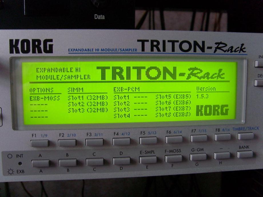 KORG Triton Rack Synthesizer/Sampler workstation modul