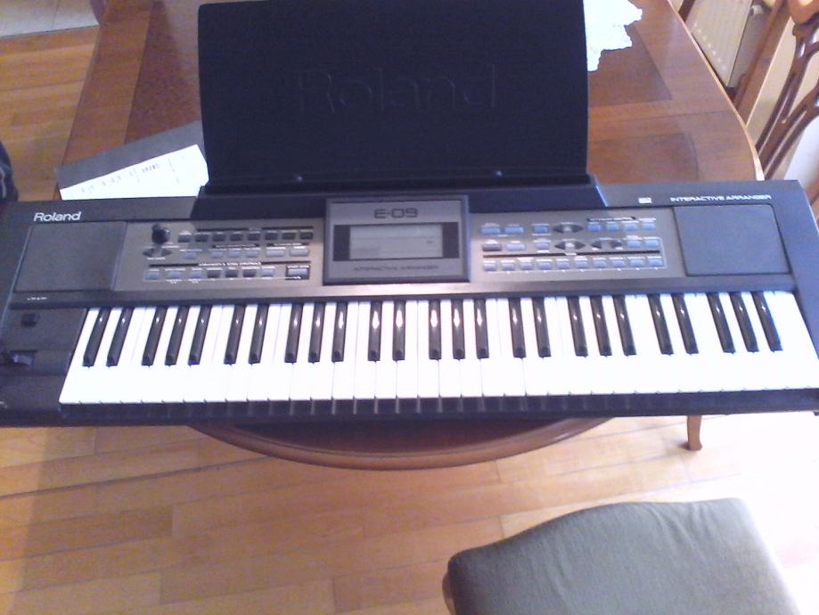 Roland E 09 synthesizer arranger