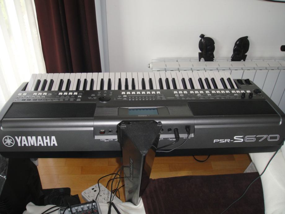 Как подключить yamaha psr 670 к компьютеру