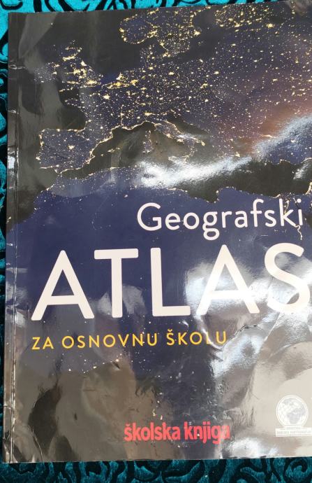 Geografski atlas, Školska knjiga, 2022.godina