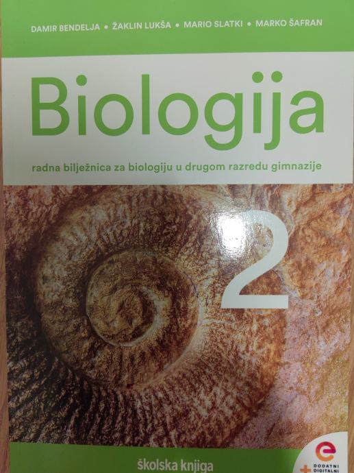 Biologija, za 2. razred gimnazije, radna