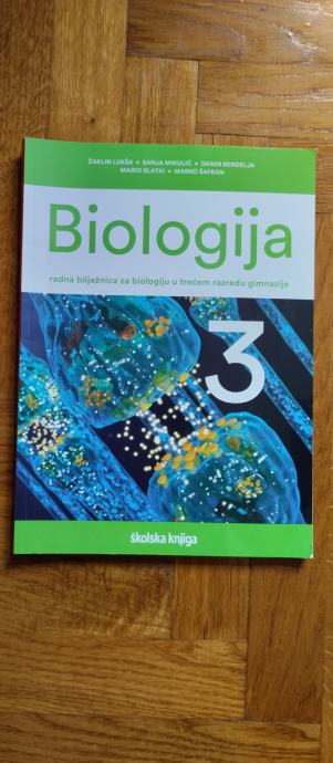 Biologija 3 - radna bilježnica -NOVO