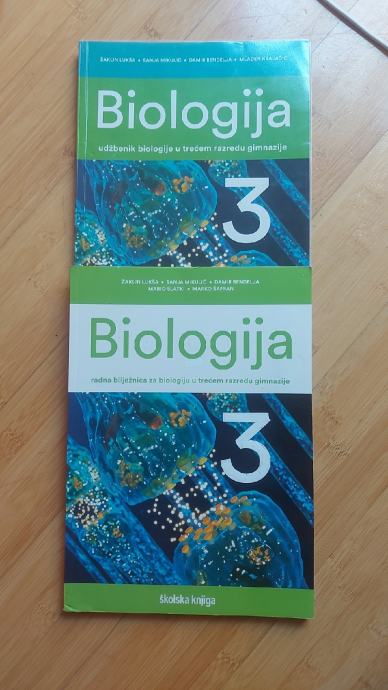 Biologija 3 udžbenik i radna bilježnica za gimnazije