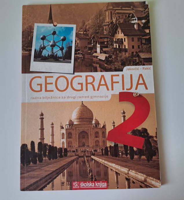 GEOGRAFIJA 2, RADNA BILJEŽNICA ŠKOLSKA KNJIGA