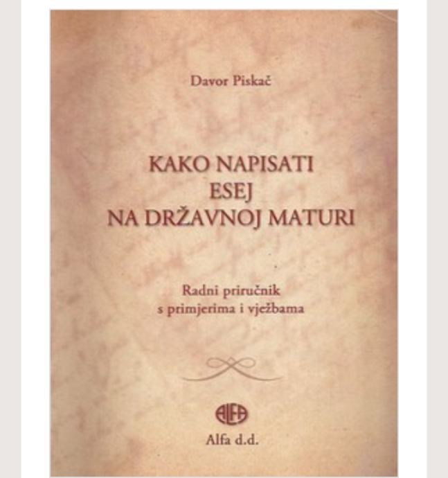 Kako napisati esej na državnoj maturi