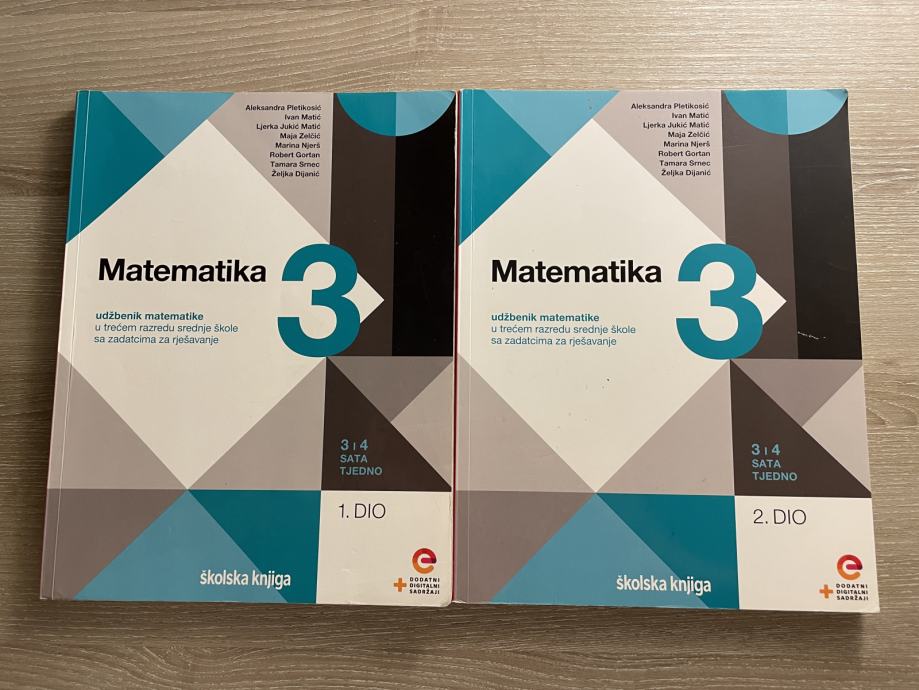 Matematika 3 (1. i 2. dio) ⎸ Školska knjiga