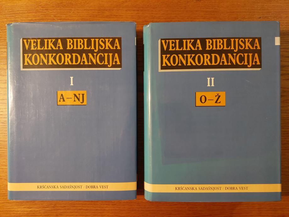 Velika BIBLIJSKA konkordancija I - II / Dr. Tadej VOJNOVIĆ ofm