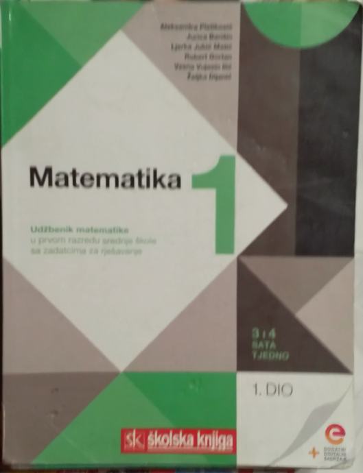 Aleksandra Pletikosić i drugi - Matematika 1/1. dio