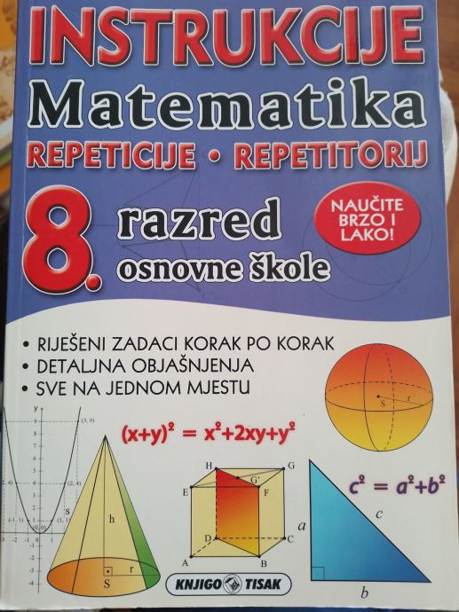 INSTRUKCIJE iz MATEMATIKE 8 raz. OŠ