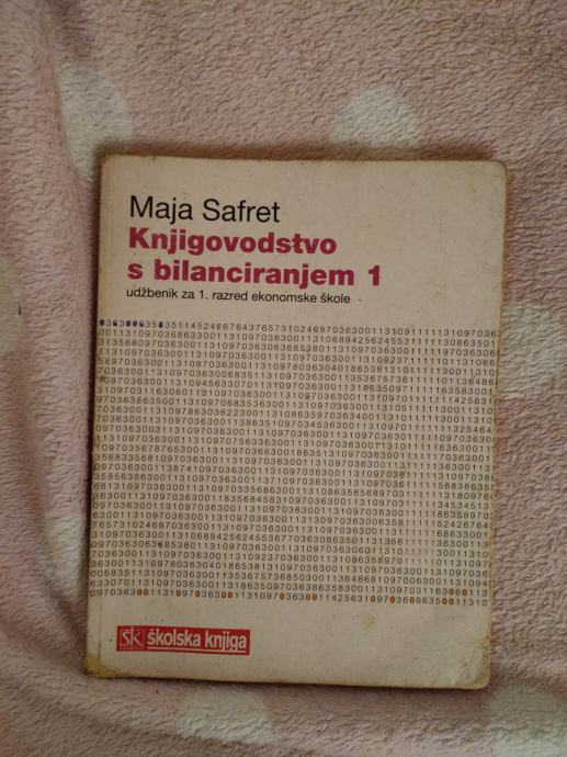 Knjigovodstvo S Bilanciranjem 1, Maja Safret, Školska Knjiga