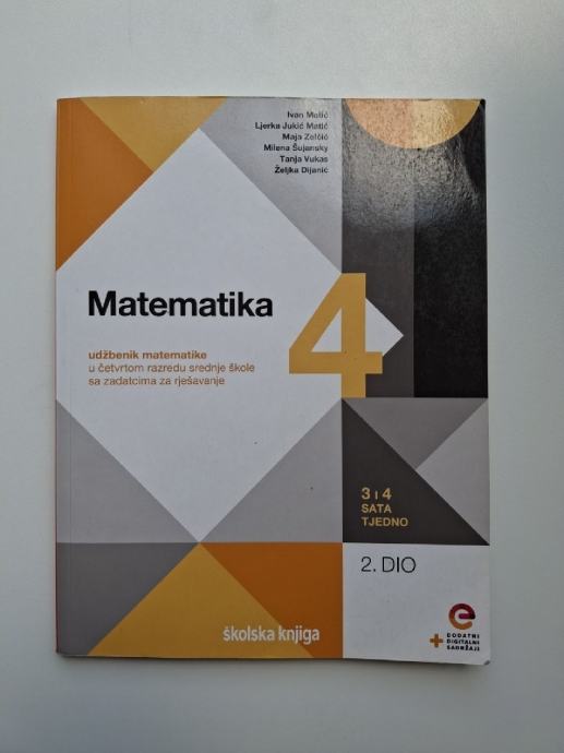 Matematika 4 - 2. dio  (Školska knjiga)