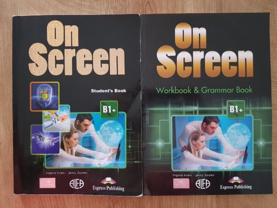 On Screen Students book B1+, Workbook B1+ (novi) u kompletu