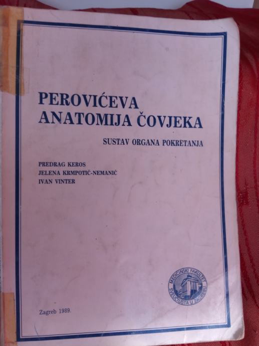 UDŽBENIK ANATOMIJA ČOVJEKA-Perovićeva