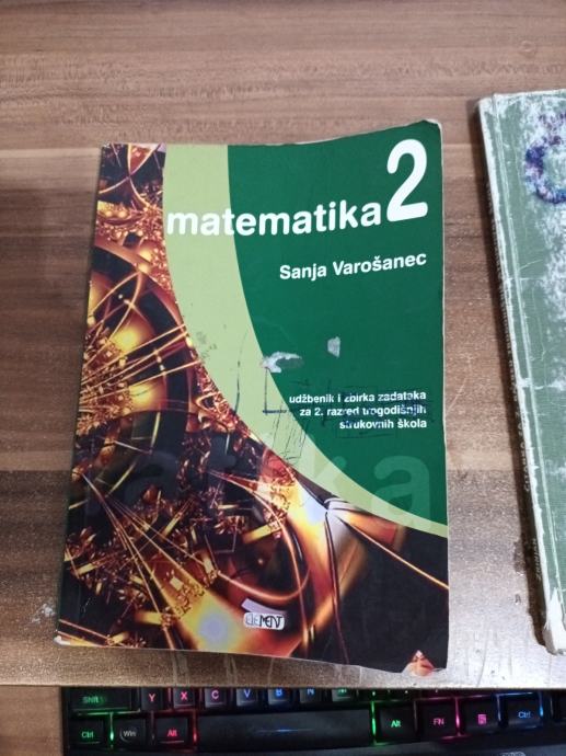 Udžbenik matematika 2 za drugi razred trogodišnjih strukovnih škola