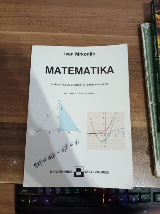 Udžbenik matematika za drugi razred trogodišnjih strukovnih škola