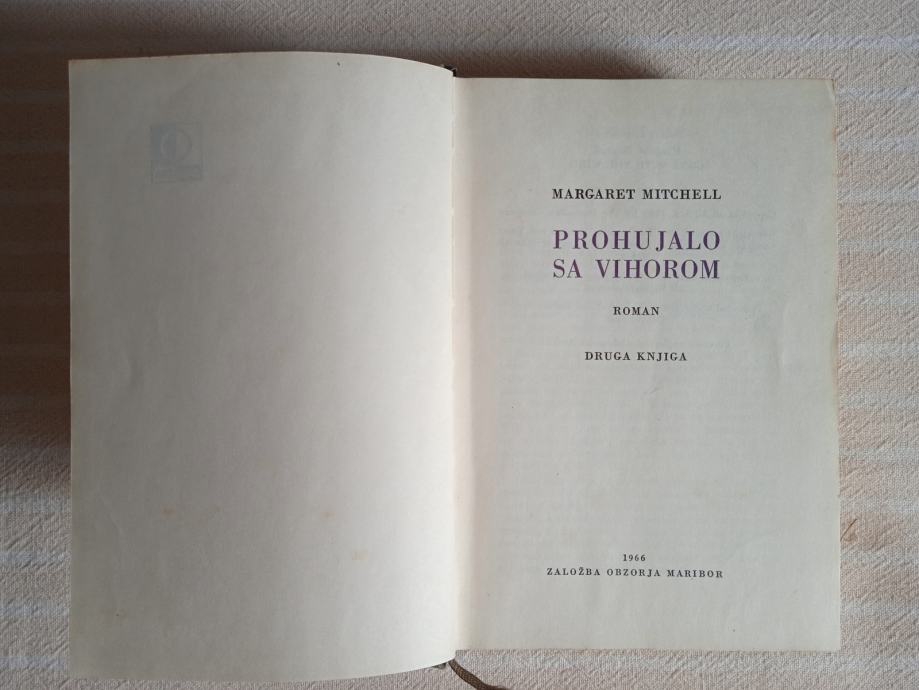 Margaret Mitchell PROHUJALO S VIHOROM 2