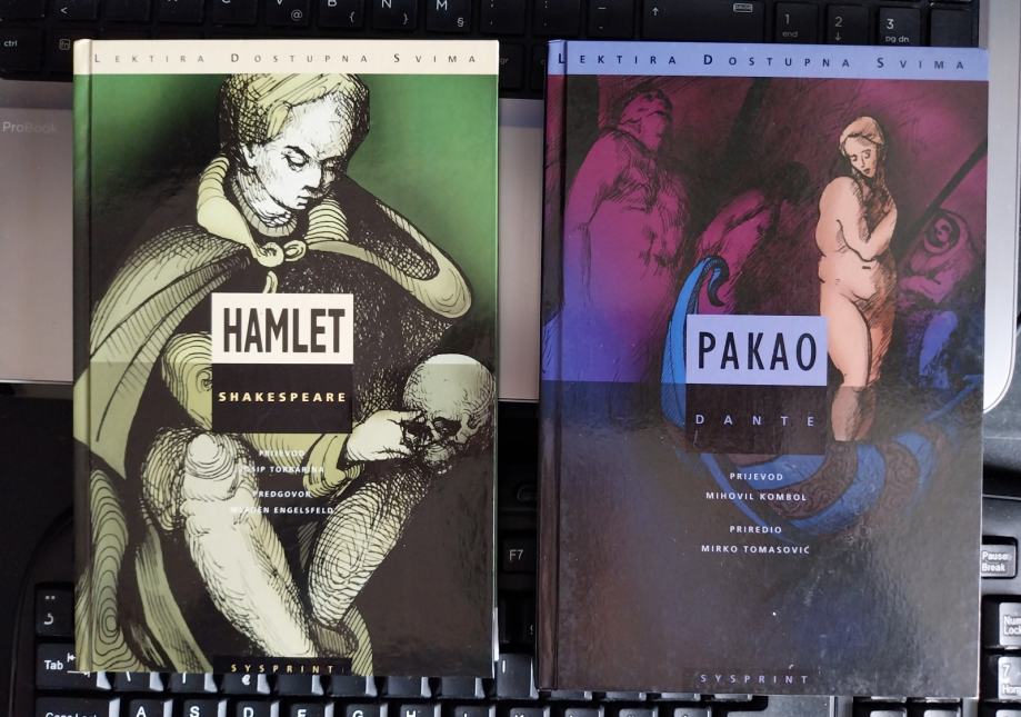 PAKAO - DANTE & HAMLET - SHAKESPEARE (LEKTIRA)