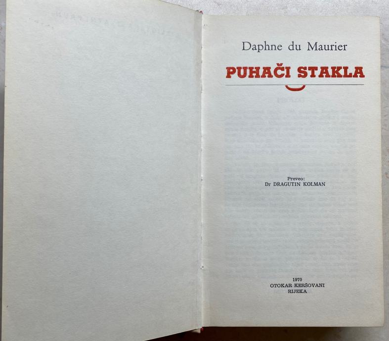 PUHAČI STAKLA Daphne du Maurier