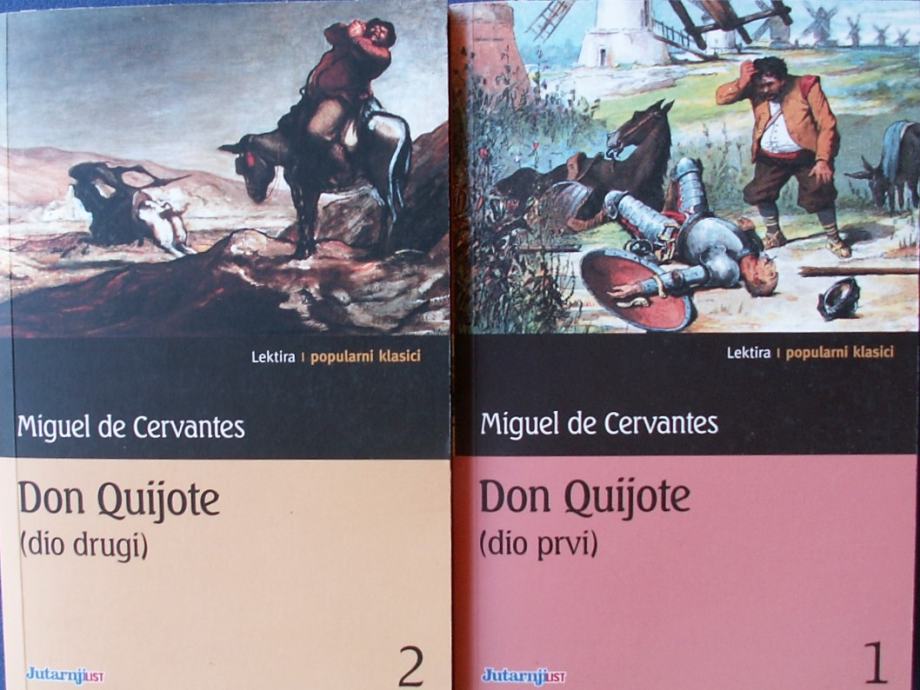 DON QUIJOTE Miguel de Cervantes 1/2 Jutranji list