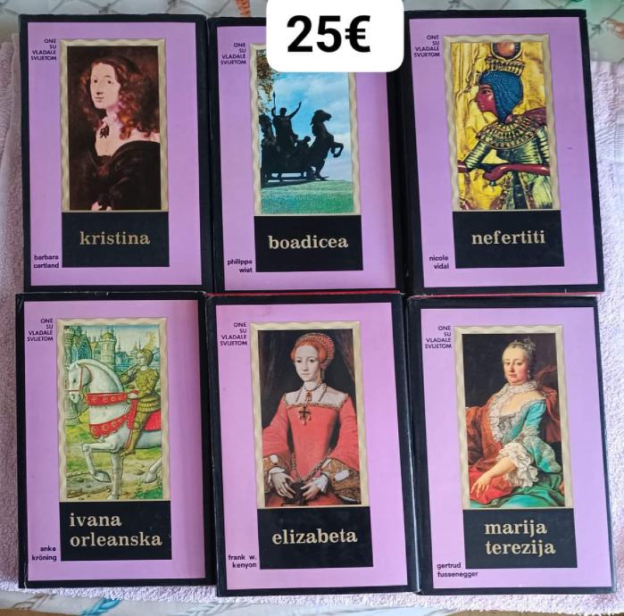 Poznate vladarice. 25€ + poštarina