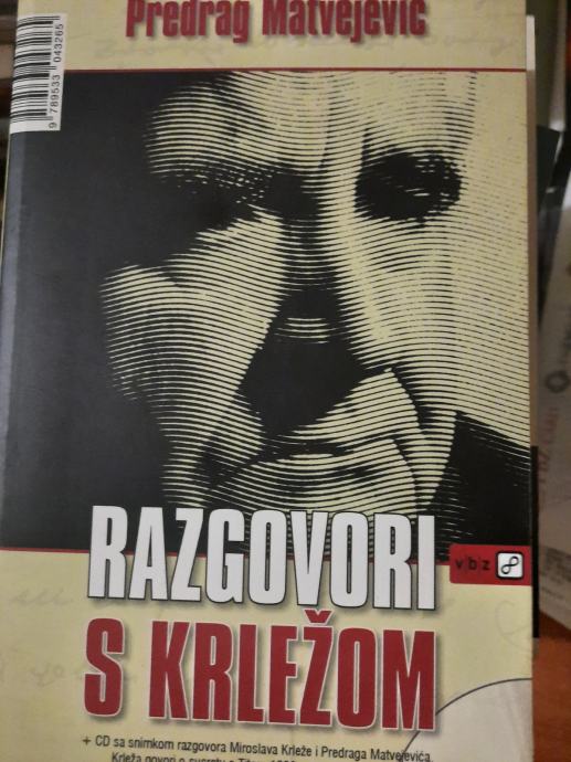 Predrag Matvejević RAZGOVORI S KRLEŽOM  potpis autora