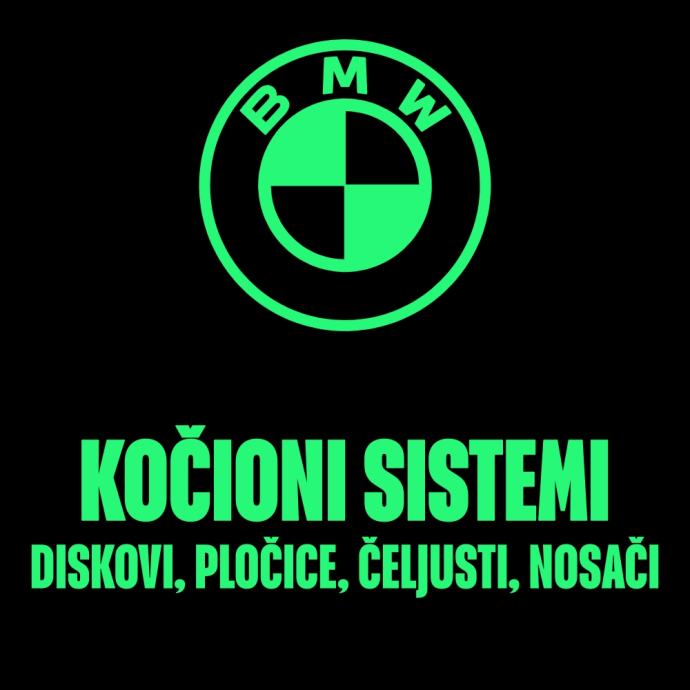 BMW DIJELOVI KOČIONOG SISTEMA (diskovi, pločice, čeljusti...)