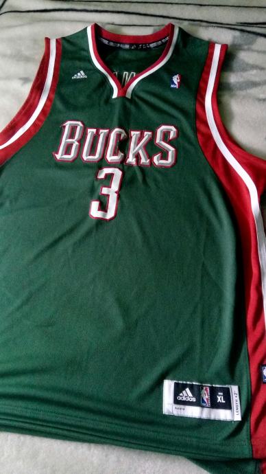 ORIGINAL Kosarkaski NBA Dres Milwaukee Bucks-B.Jennings