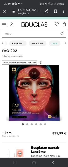 FOREO FAQ 202 NOVO ZAPAKIRANO