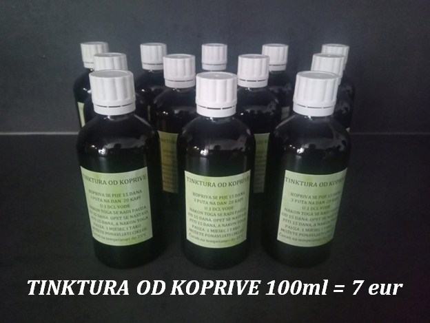 Tinktura od koprive  100ml - 7 eura