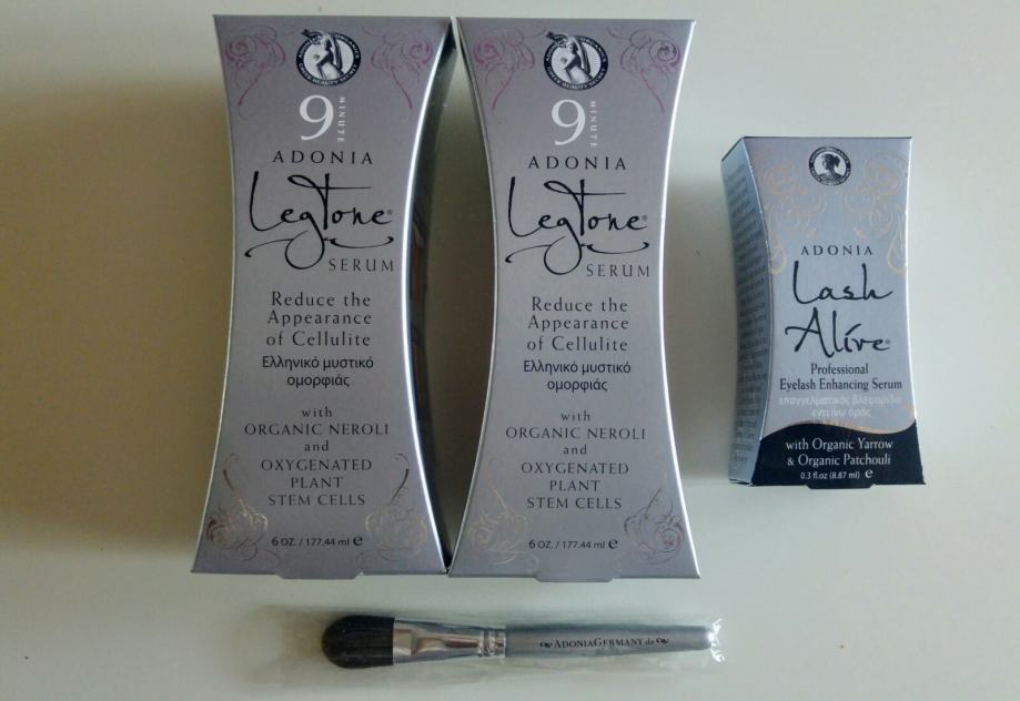 Adonia LegTone serum x2 i Adonia Lash Alive, kist