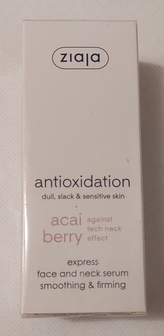 Ziaja antioxidation serum za lice i vrat, 50ml, novo