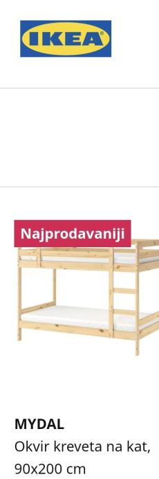 KREVAT NA KAT IKEA MYDAL