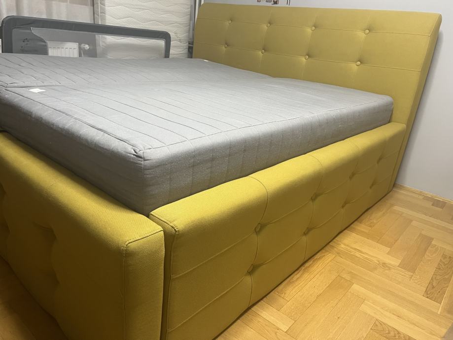 krevet 180x200 sa spremnikom, madracima s perivim navlakama