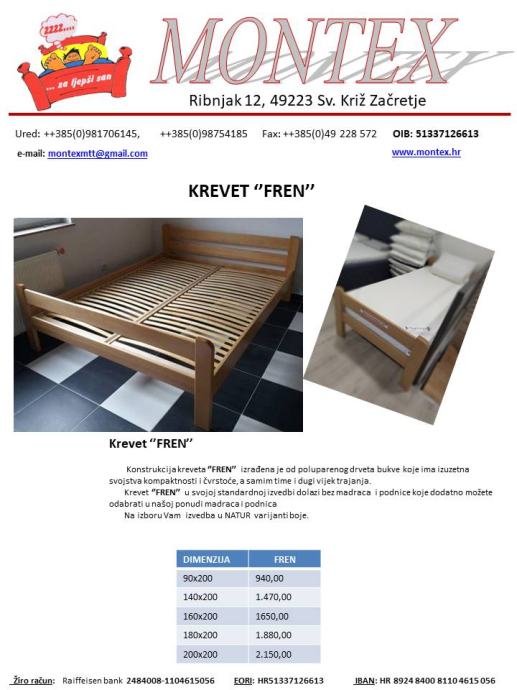 KREVET ‘’FREN’’