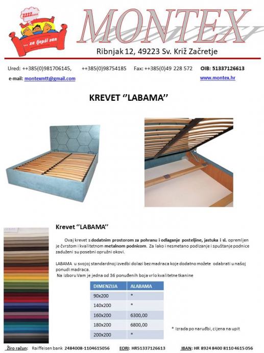 KREVET ‘’LABAMA’’