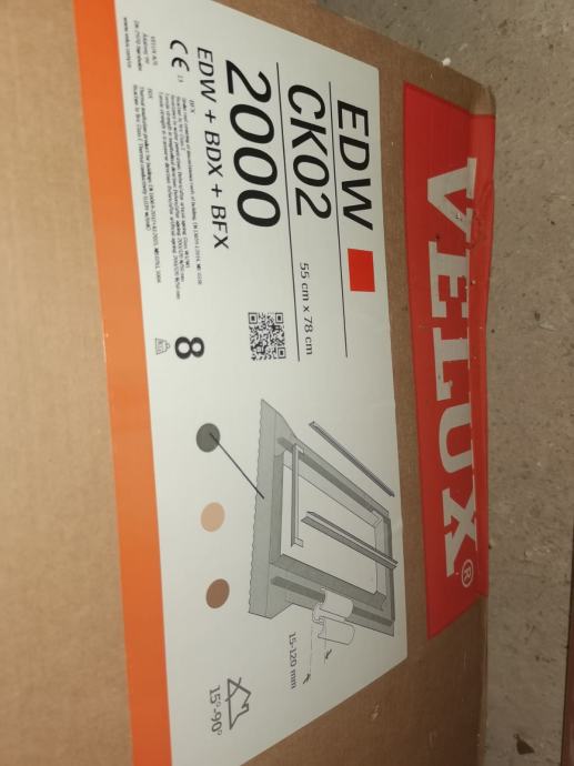 Velux Krovni Prozor X Sa Op Avom Novo Zapakirano