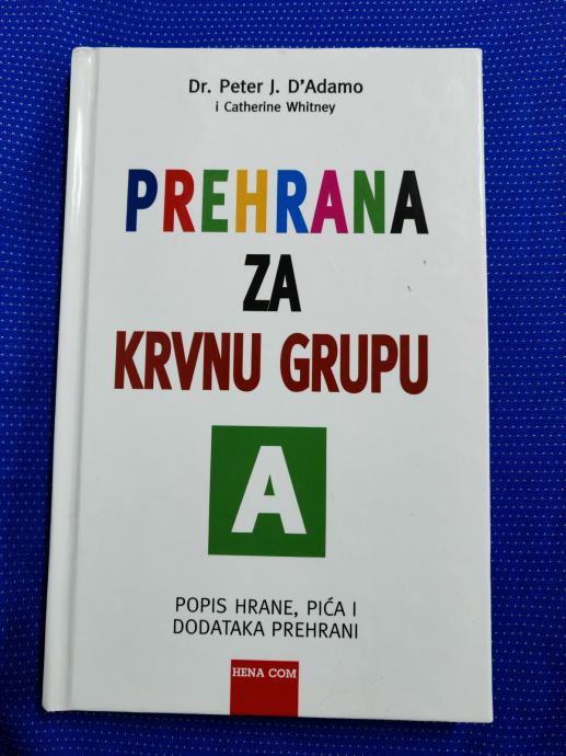 Peter J. D'Adamo – Prehrana za krvnu grupu A