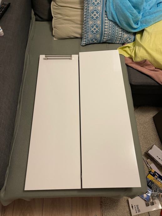 Ikea RINGHULT vrata za kut pod element, visoki sjaj bijela