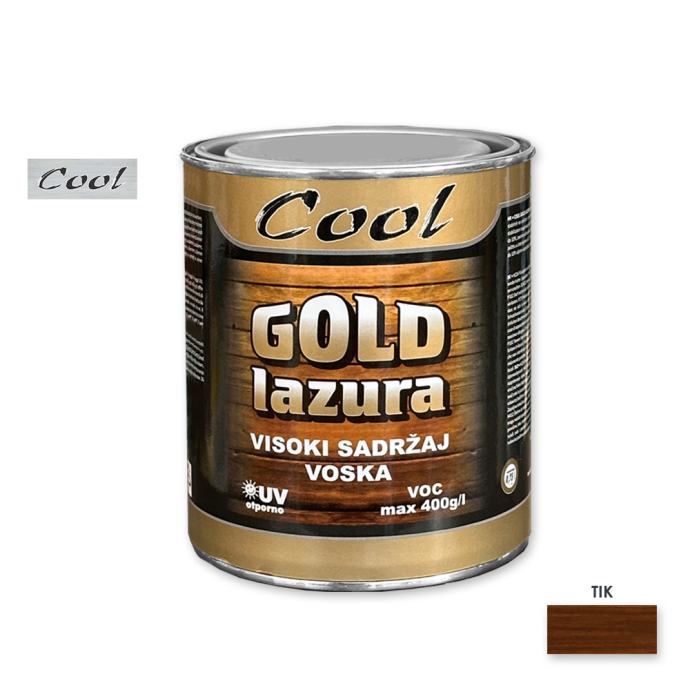 COOL LAZURA GOLD 0,75L TIK