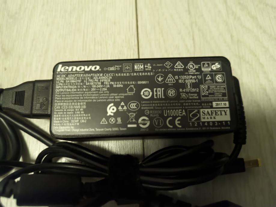 Lenovo Adapter punjač 45W 20V ADLX45NDC3A