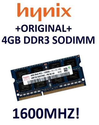 4GB hynix 2Rx8 PC3-12800S HMT351S6EFR8C-PB 1600mhz DDR3 SODIMM