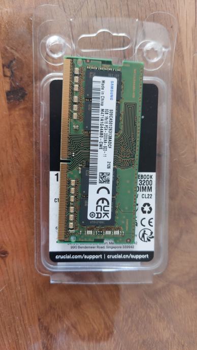 DDR4 2X8GB SAMSUNG CL22 - MEMORIJA ZA LAPTOP