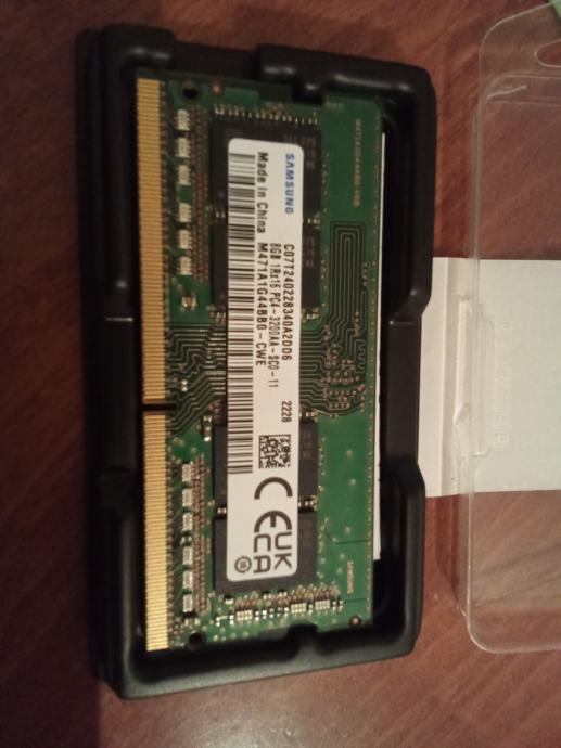 Memorija SODIMM DDR4 8GB 3200 Samsung (NOVO)