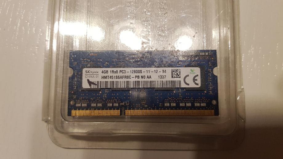 Radna memorija RAM Hynix za laptop 4GB DDR3 SODIMM