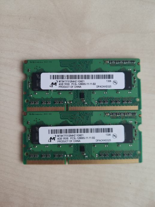 SODIM DDR3 8gb 1600mhz