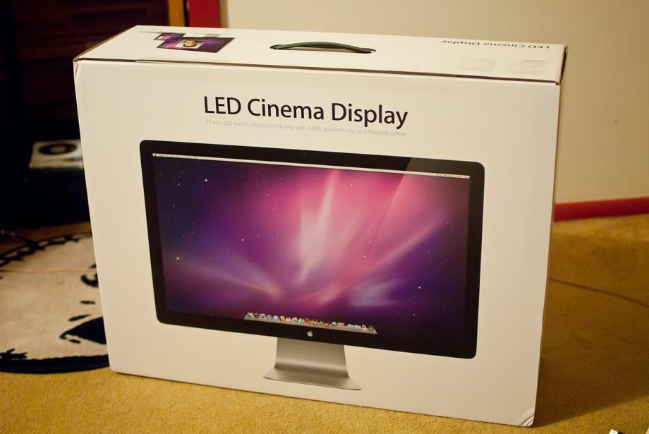 Apple led cinema display 27 подключение