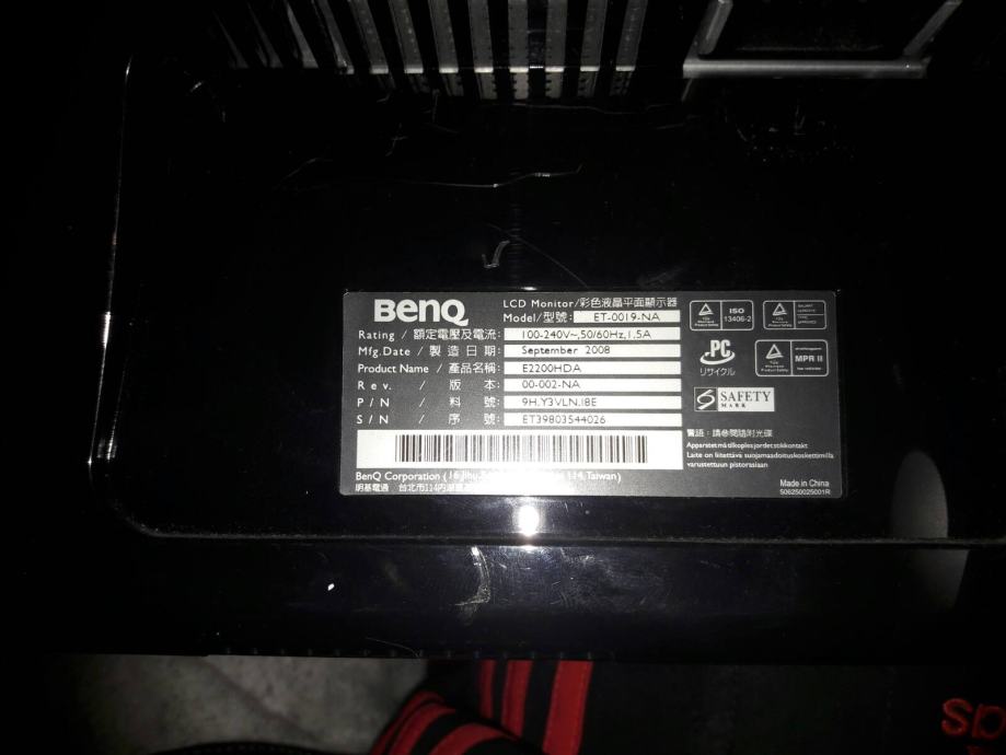 Как разобрать монитор benq e2200hda